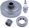 Adefol .325 7 Dientes Cadena Manejar Tambor de Embrague Rueda de espigas Cojinete de Agujas Kit para Stihl MS170 MS180 MS210 MS230 MS250 023 025 018 Motosierra