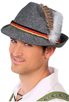 ATOSA sombrero tiroles aleman gris