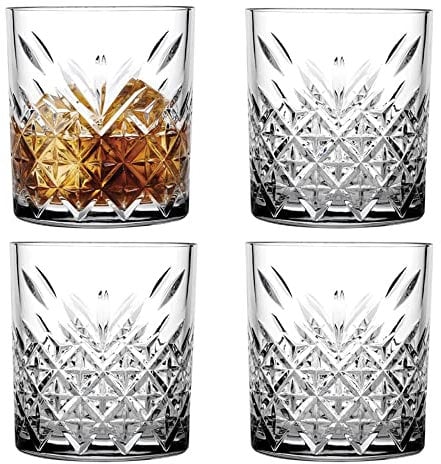 Pasabahce 52790 - Bicchiere da Whisky Timeless, 355 ml, Confezione da 12, Colore: Trasparente