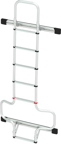 Fiamma Leiter Deluxe DJ Ducato, Aluminium, Camping Accessoires, Heckleiter