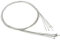 Dingln Cables de Freno para Bicicleta, 10pcs, 2M, Acero Galvanizado, Plata, Físicos, 1 Paquete