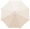LEMCC Toldo redondo de repuesto para sombrilla de patio de 3 m para 8 varillas, cubierta de repuesto para sombrilla de mesa al aire libre (solo toldo), blanco, 9.8ft/ 3m