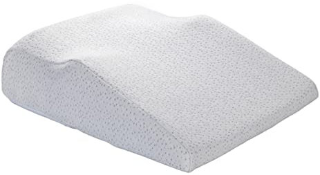 Maximex Seitenschläfer-Kissen, druckentlastendes Seitenschläfer-Keilkissen mit Viscoschaum, bequemes Keilkissen für Seiten- & Rückenschläfer, angenehme Schulter- & Lordosenstütze