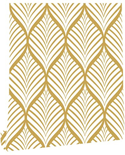 myforHD Papier Adhesif Stickers Meuble Papier Peint Feuille d'or Géométrique Vinyle Autocollants Meuble pour Cuisine Porte Salon Chambre Mur de Bar