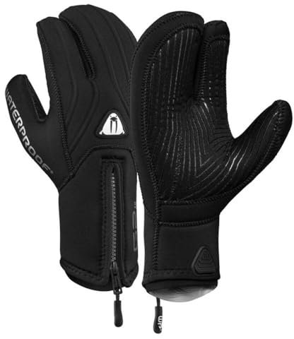 Waterproof G2 3 Finger 7 mm Tauch Handschuhe Neoprenhandschuh (L)