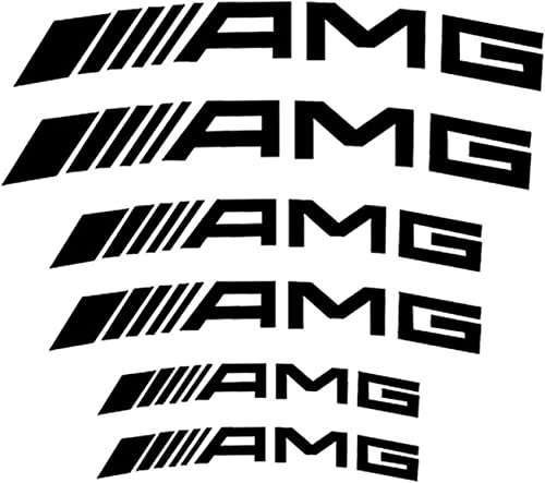 Car Door Side Stripe Decal, Car Body Decoration Sticker, 6 Vinyl Car Decal Sticker Fit Brake Caliper Waterproof (Color: Black Arc)