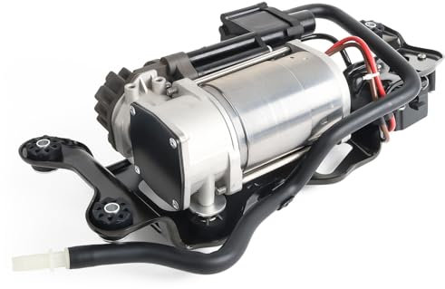 BJYXSHOP Air Ride Suspension Compressor Pump with Bracket for BMW X5 F15 F85 2014-2018, X6 F16 F86 2015-2019, Replace# 37206875177, 37206850555