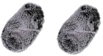 SUPVOX 2pcs Artificial Wool Microphone Cover Windproof Compatible for Rode Videomic Pro Microphone Windscreen for Video Mic Muffler for Outdoor Shooting