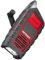 Eton Odyssey - Radio de emergencia Bluetooth multibanda con RDS, color rojo