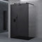 doporro Paroi de Douche Pare-Douche Verre de Securite Gris Teinté 8mm Douche à L'Italienne Barre de Stabilisation Inox Bremen1VG 110x200cm