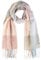 camel active Damen Feiner Webschal mit kariertem Muster Beige-Pink, womenswear-OS