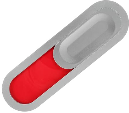 Imán Deslizante Indicador Práctico Limpio y Sucio, para Lavavajillas | Acrílico y Abs, Diseño Redondo Plateado, para Cocina y Lavadora, Decoración Única