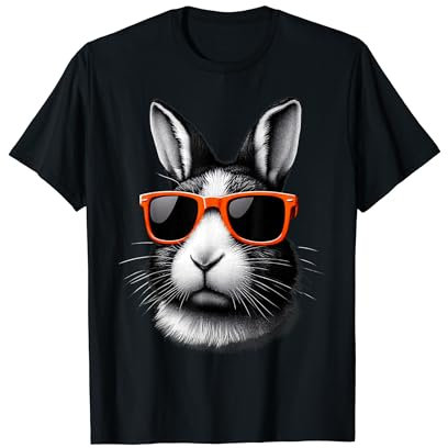 Cooles Osterhase trägt Sonnenbrille Grafikkunst T-Shirt