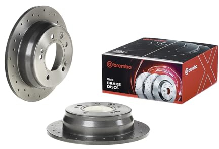 Set 2x Bremsscheibe Hinten Kompatibel mit Hyundai i30 FD Kombi Ix35 LM EL ELH Van KIA Cee'd ED Ceed SW PRO Sportage III 2006-2015 von Autoteile Gocht