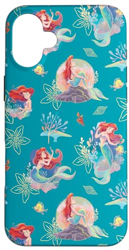 Disney Prinzessin Ariel Flunder und Sebastian Under the Sea Hülle für iPhone 16 Plus