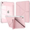 EspZanthic Custodia per iPad Air 11 Pollici M3/M2 (2025/2024) Cover, iPad Air 5a/4a 10,9 Pollici con Portapenne, 6-in-1 Molteplici Angoli di Visione, Trasparente Posteriore