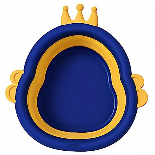 HEMOTON 1Pc Waschbecken Babybadewanne Kleinkindwaschbecken Säuglingswaschbecken Zusammenklappbares Waschbecken Babywaschschüssel Badewanne Für Kinderbadewanne Cartoon Babywanne Mini