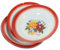 Mikikit 3Piezas Platos de Esmalte Vintage Cocina Floral Bandejas de Vapor Eventos y Decoración