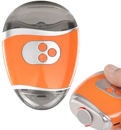 Opdestn Automatischer Nagelknipser | Wiederaufladbar & Sicherer Trimmer,Elektrischer Nagelknipser Mit LED Licht | Für Frauen Mama Ihn Kinder Erwachsene Senioren Baby
