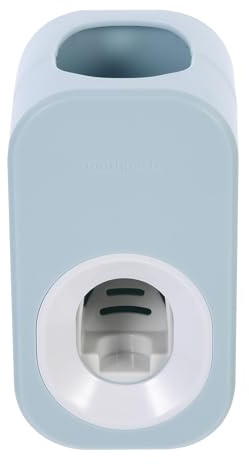 GLSTOY Automatischer Zahnpasta Quetscher und Abnehmbarem Wandhalter aus Kunststoff mit Platzsparendem Design für Badezimmer und Gesichtscreme