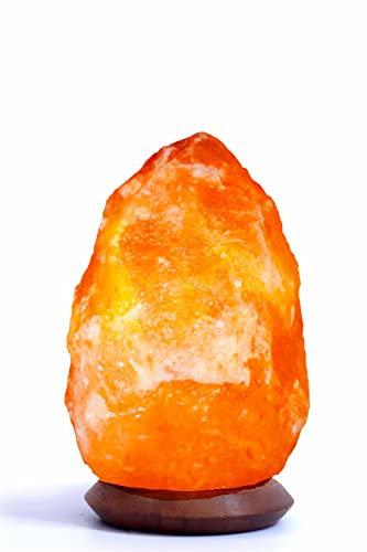 Sal Proyección cristales de sal 4 – 6 Kilos Incluye Sal Lámpara Capacidad y pera Top Himalaya de Pakistán