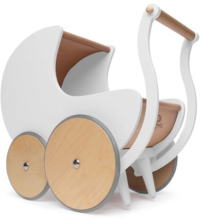 Kinderfeets Puppenwagen weiß