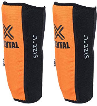 Fuse Alpha Rental Schienbeinschoner - Black/Orange | schwarz/orange | M