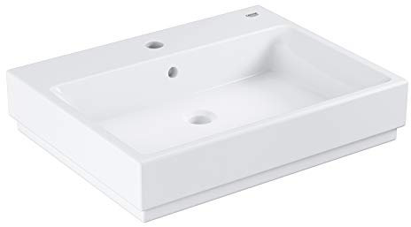 GROHE Cube Keramik | Aufsatzwaschtisch 60 cm - wandhängend | alpinweiß | 3947700H