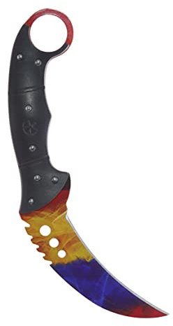ARIKnives CS GO Karambit Talon Elite - Marble Fade - CSGO Knife Skin Counter Strike Global Offensive Jagdmesser - Bundle