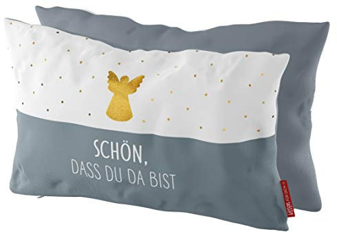 Lavida Kuschelkissen für Dich Schön, DASS Du da bist