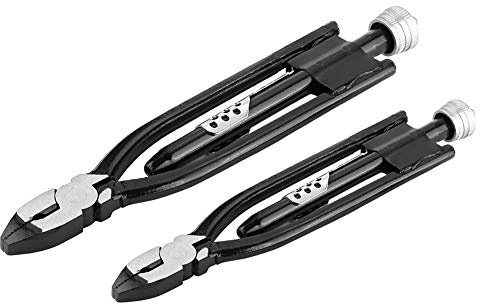 lyrlody Aircraft Safety Wire Twisting Pliers, High Carbon Steel Polished Jaws for Grip Twist and Snip, with Consistent Safety Wiring for Fasteners Electrical Connections