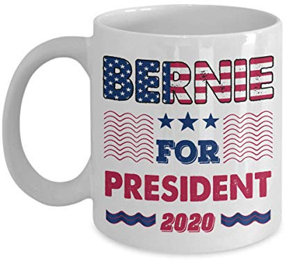 Bernie Sanders 2020 Kaffeetasse – Präsidenten-Wahl-Geschenke, Demokraten, Liberale, politische Tasse, Geschenkidee für Frauen, Männer, Ihn, Mutter, Vater, Teetasse Weihnachten