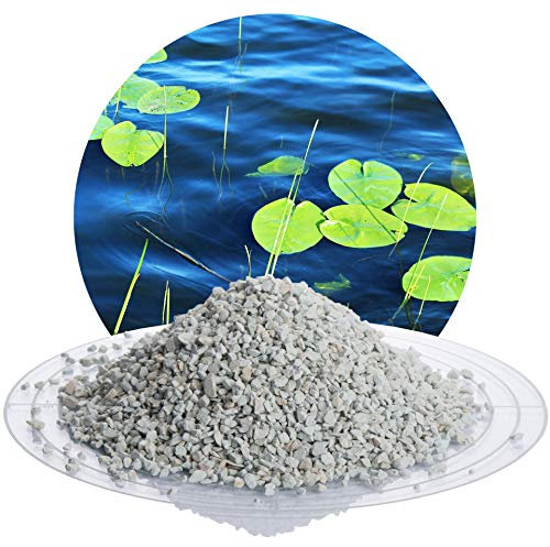 Schicker Mineral Zeolith-Aqua 25 kg, Wasseraufbereiter, Filtermedium für Gartenteich, Schwimmteich, Swimmingpool, Aquarium, 100% natürlichen Ursprungs, Sandfilteranlage (2,5-5,0 mm)