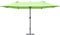 Outsunny 4.6m Garden Parasol Double-Sided Sun Umbrella Patio Market Shelter Canopy Shade Outdoor with Cross Base – Green