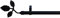 Gardinenstange Toskana 1, schwarz, 16mm Durchmesser, 120cm, inkl. Trägern
