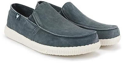 PITAS | WP150 Slip ON Washed | Mocasines de Hombre | Náuticos Casual | Zapatillas de Verano | Zapatos Casuales y Cómodos | Calzado de Walkinpitas | Verde 43
