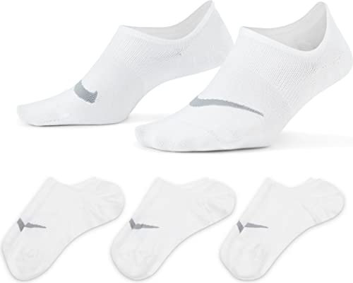 Nike SX5277-101 Everyday Plus Lightweight Socks Femme WHITE/WOLF GREY Taille XL
