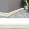 DAZZLEEX Modanatura in schiuma, decorazione adesiva da parete per battiscopa, 2,3 m x 8 cm x 4,5 mm (M)
