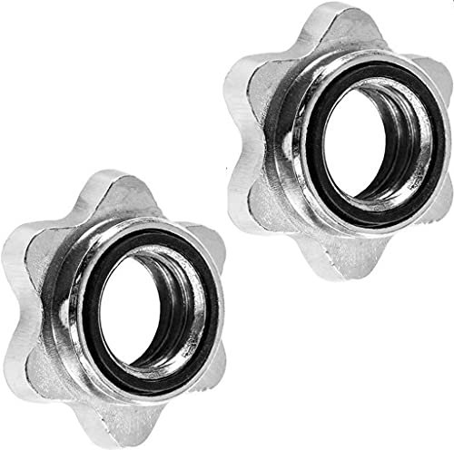 Sporttrend 24® Sternverschluss Set 28mm und 30 mm | Befestigung für Gewichtsscheiben auf Hantelstange (Sternverschluss Set 28mm)