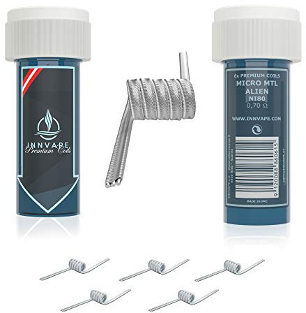 INNVAPE Premium Coils für Selbstwickelverdampfer RDTA RTA RDA - 12 Varianten verfügbar (Micro MTL Alien)