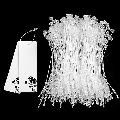 iTYOOS 1000 fili di sicurezza per etichette trasparenti Loop Pins fili di sicurezza etichette etichette in plastica ciondolo fili di sicurezza loop pin etichette prezzo