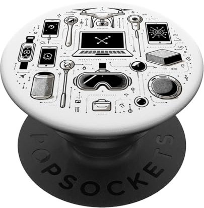Gadgets Las herramientas de la tecnología de la era moderna Gadget tecnológico PopSockets PopGrip Intercambiable