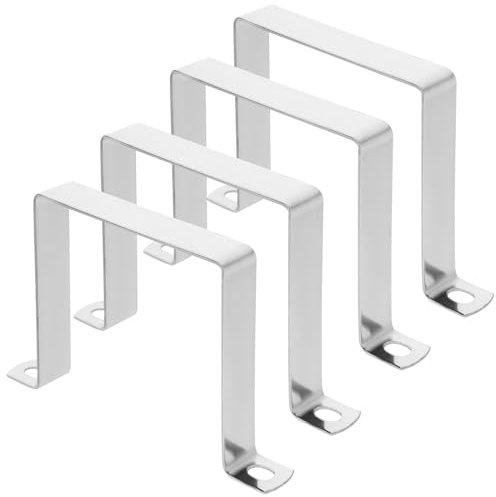 iplusmile 4pezzi Supporto Per Tubo Acciaio Inossidabile Di Bracci u Per Montaggio Resistente e Versatile Per Uso Ed Esterno Fissaggio Sicuro Per Ringhiere e Progetti Di Installazione