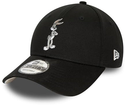 New Era Bugs Bunny - Looney Tunes - - 9Forty Strapback - Cap Basecap Kappe - gebogener Schirm - schwarz - One-Size