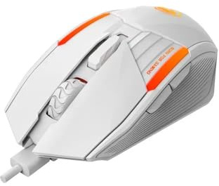 Marvo Scorpion M291 WH CAPO Gaming-Maus, kabelgebunden, 7 Farben, Beleuchtung, 6400 dpi, Weiß