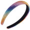 scicent Haarband Damen Strass Haarreife Breit Dickes Gepolstert Stirnbänder Rutschfest Stirnband Modisches Kristall Headband Glänzende Haarbänder für Frauen und Mädchen 26515