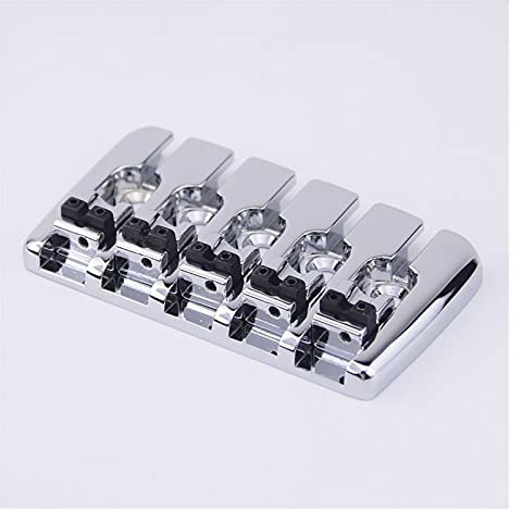 E-Gitarren Brücke 1 Set Bass Bridge Für 5 Saiten Elektrische Basschrom
