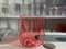 Clear Red Colored C Note Root Chakra Quartz Clear Crystal Singing Bowl 7