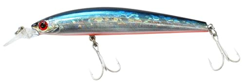 SEABUZZ Minnow Wobbler 22g 12,5cm Flachläufer 1,5-2m Hecht Zander Lachs | Drillingshaken Angelköder - Raubfisch Angeln Köder - Kunstköder - Hechtköder - Fishing Lures – Fischköder