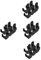 4 Sätze Anschließen Besenaufhänger Taschenhalterständer J Haken Zum Aufhängen Schwarze Haken Für Die Wand Kleiderbügel Für Erwachsene Gaming-setup Kippriegel Black Abs 5 Stück * 4 jojofuny